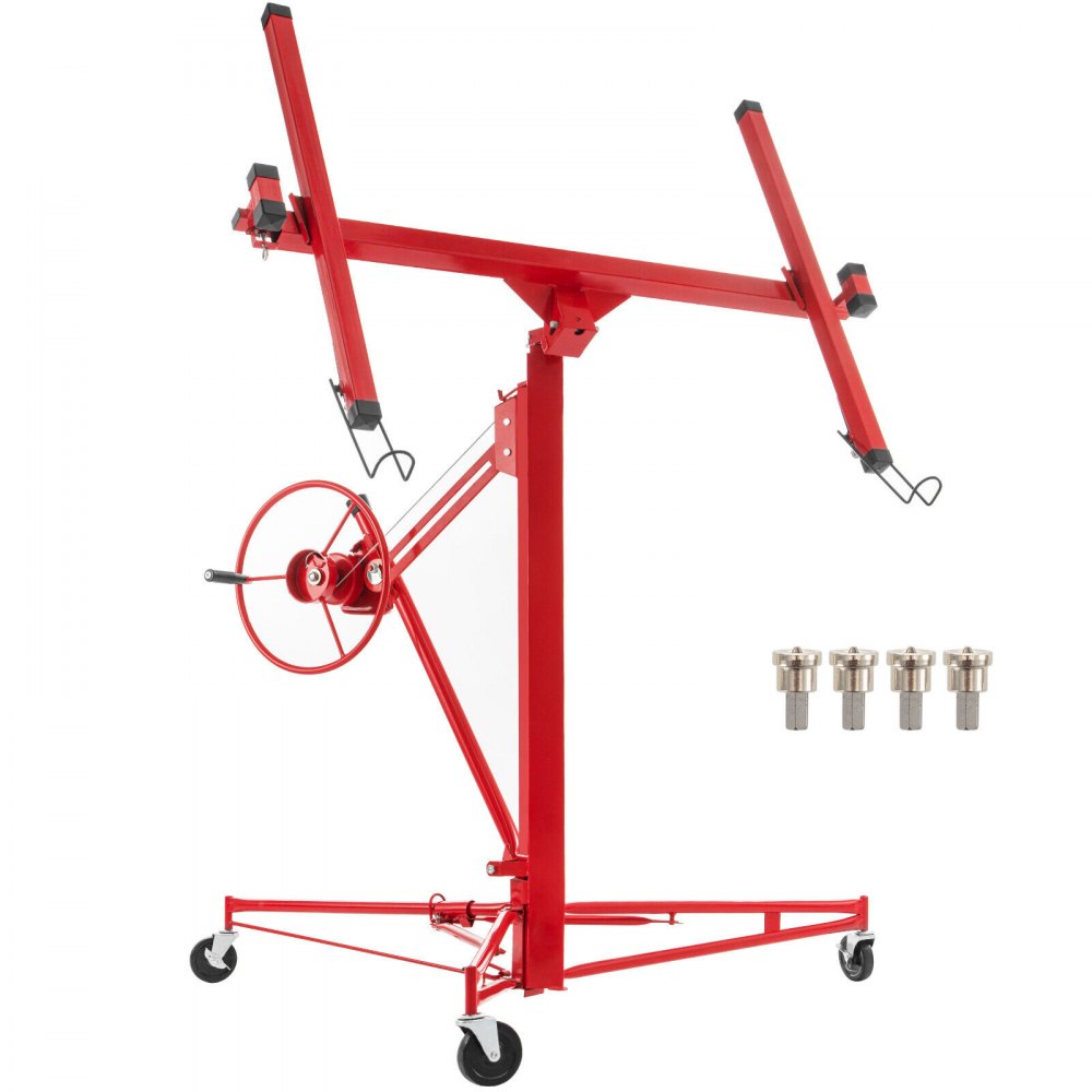 LG-021 - 11ft Drywall Lift with Lockable Wheels & 150lbs Capacity