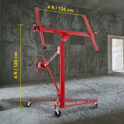 LG-021 - 11ft Drywall Lift with Lockable Wheels & 150lbs Capacity