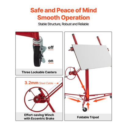 LG-022 - Versatile 16ft Drywall Lift for Indoor and Outdoor Projects