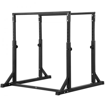 FA004 - Adjustable Steel Dip Bar with Foam Handles & 800 lbs Capacity
