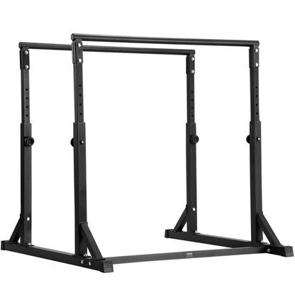 FA004 - Adjustable Steel Dip Bar with Foam Handles & 800 lbs Capacity