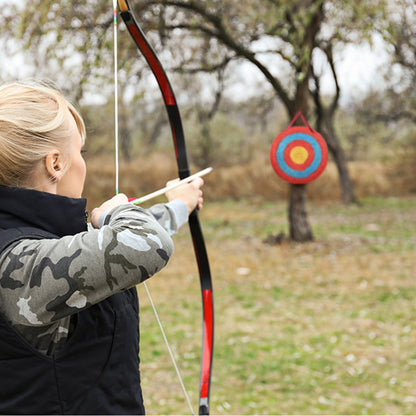 JP-03 - Durable 20" Round Straw Archery Target for All Skill Levels