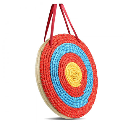 JP-03 - Durable 20" Round Straw Archery Target for All Skill Levels