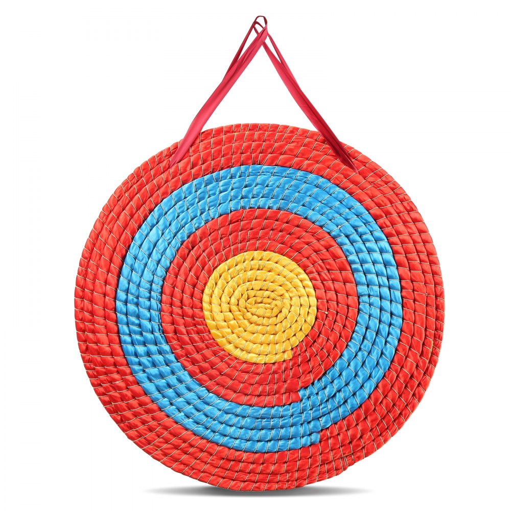 JP-03 - Durable 20" Round Straw Archery Target for All Skill Levels