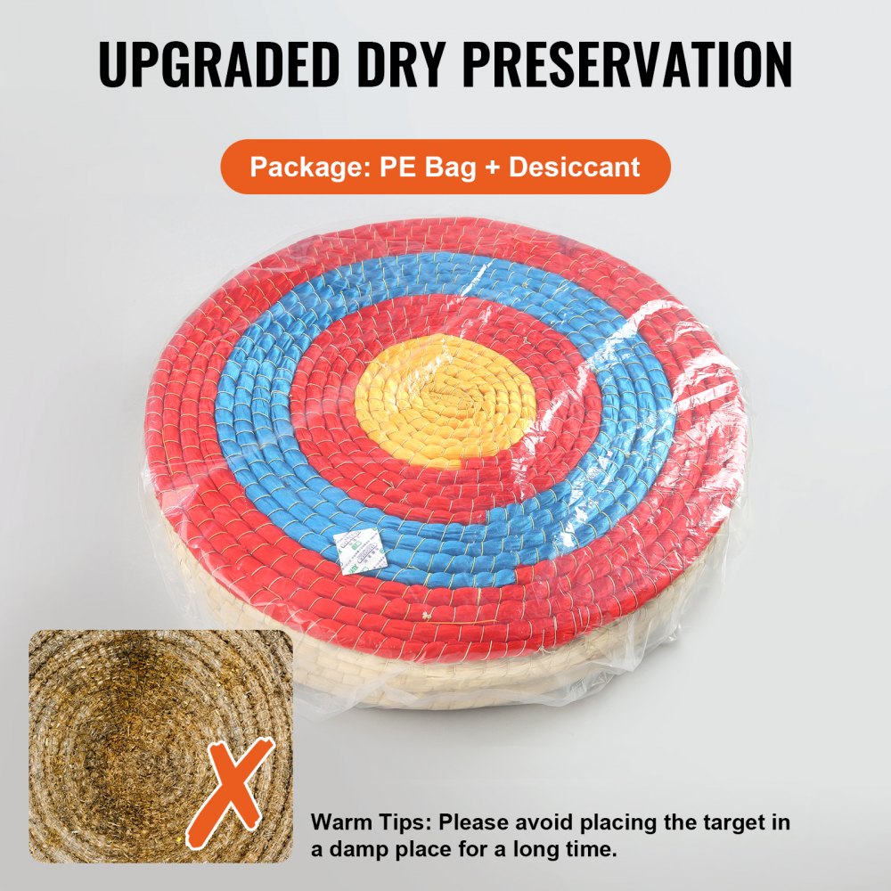 JP-05 - VEVOR Portable 20" Archery Target with Durable Straw Design