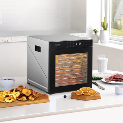FD-1018 - 10-Layer Digital Food Dehydrator for Fruits & Jerky