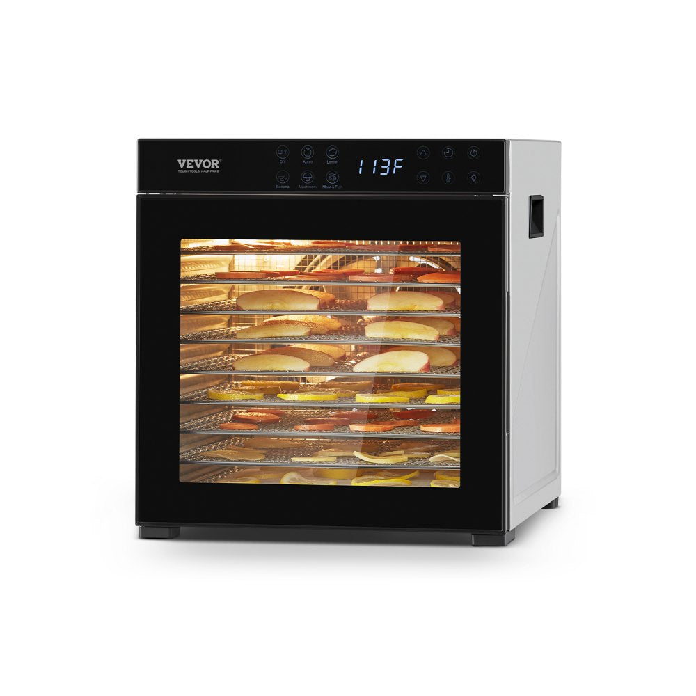 FD-1018 - 10-Layer Digital Food Dehydrator for Fruits & Jerky
