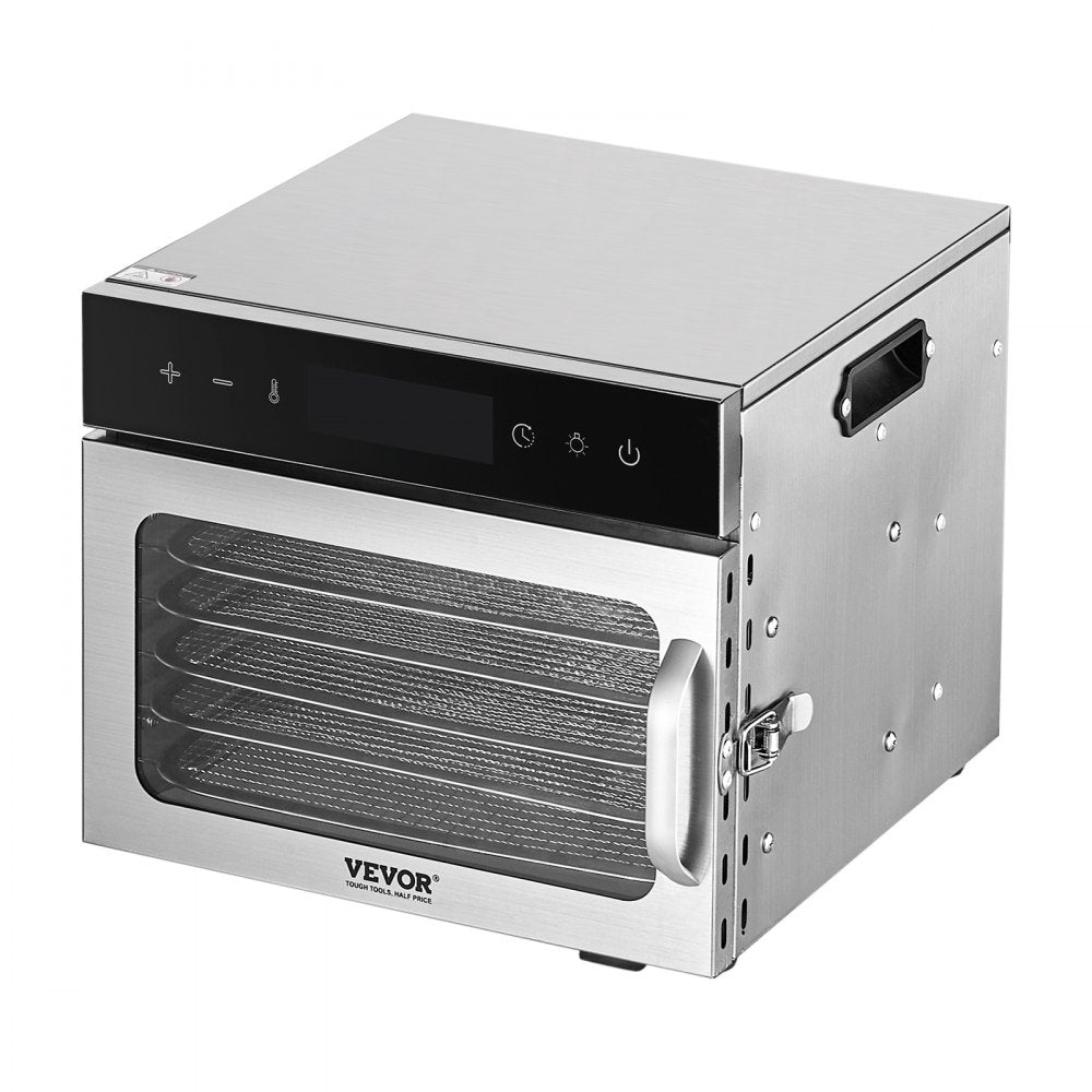 H6-C001 - 6-Layer Stainless Steel Food Dehydrator with Digital Timer