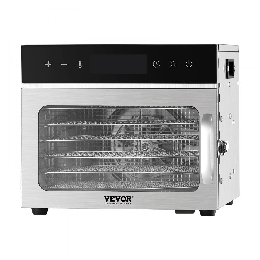 H6-C001 - 6-Layer Stainless Steel Food Dehydrator with Digital Timer