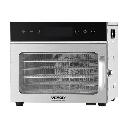 H6-C001 - 6-Layer Stainless Steel Food Dehydrator with Digital Timer