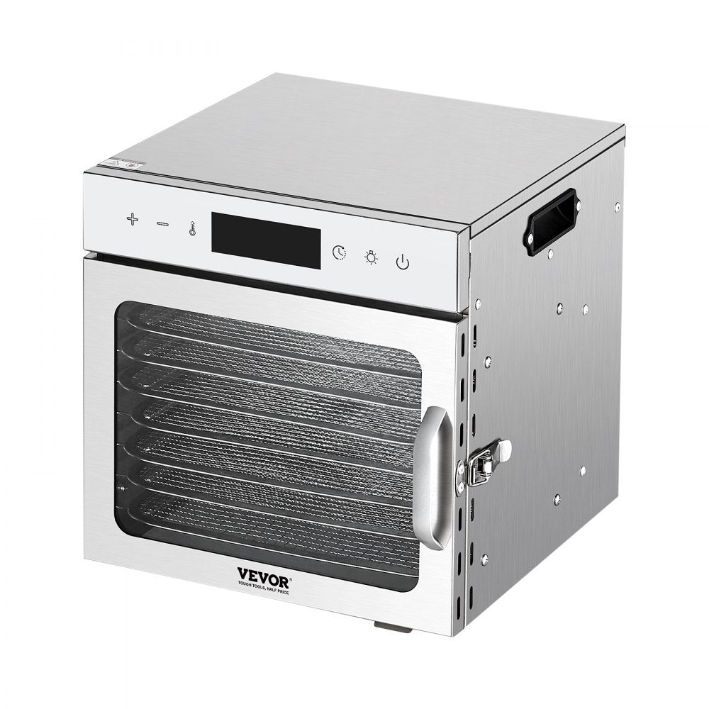 H8-C001 - 8-Layer Stainless Steel Food Dehydrator with Smart Timer