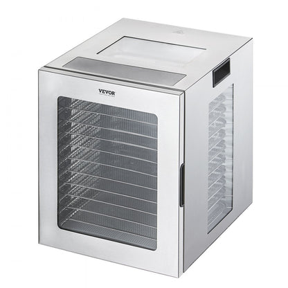 FD-1009 - 12-Layer Stainless Steel Food Dehydrator with Digital Timer