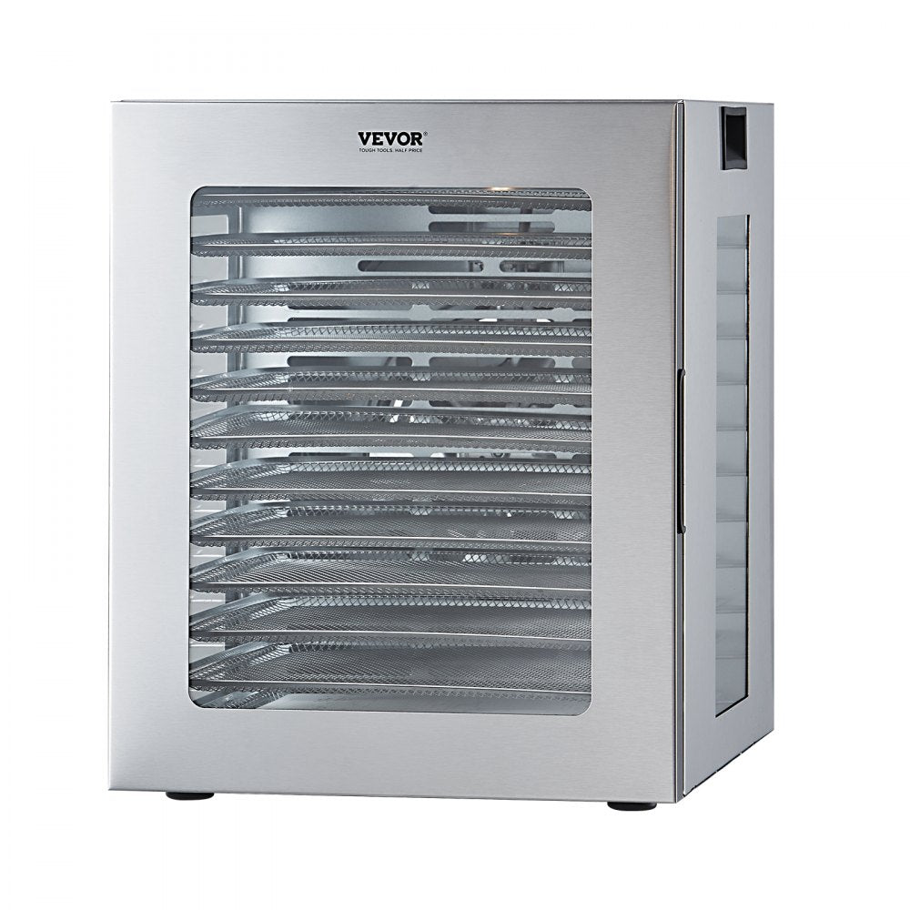 FD-1009 - 12-Layer Stainless Steel Food Dehydrator with Digital Timer