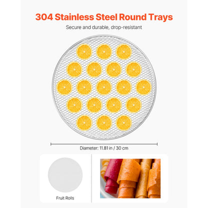 H12-CX001 - 12-Layer Food Dehydrator with Dual Fans & Digital Timer