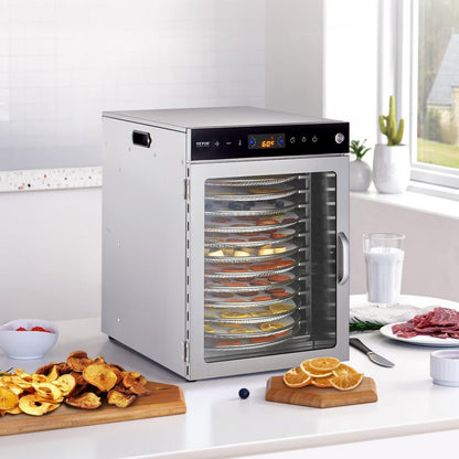 H12-CX001 - 12-Layer Food Dehydrator with Dual Fans & Digital Timer