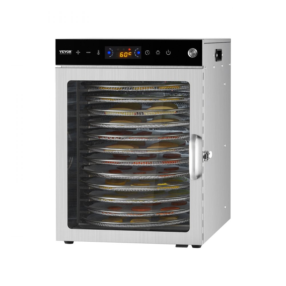 H12-CX001 - 12-Layer Food Dehydrator with Dual Fans & Digital Timer