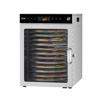 H12-CX001 - 12-Layer Food Dehydrator with Dual Fans & Digital Timer