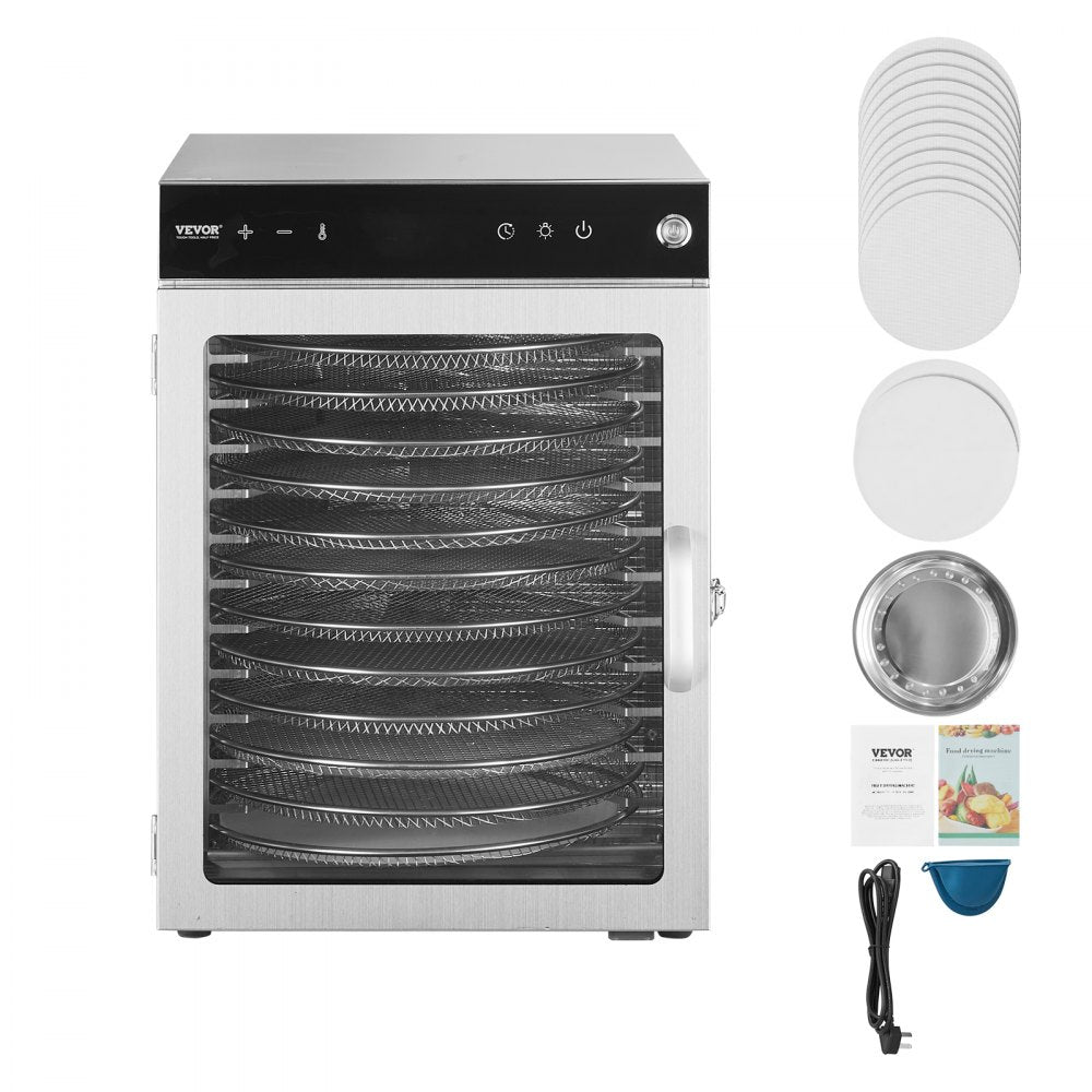 H12-CX001 - 12-Layer Food Dehydrator with Dual Fans & Digital Timer