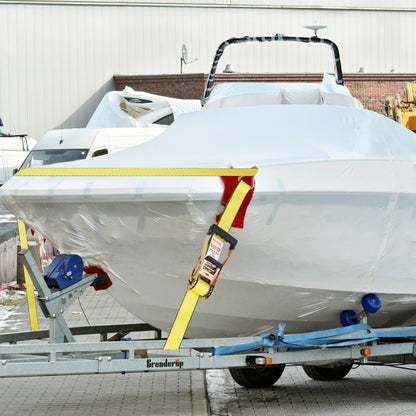 XMRS50-4 - 4PK VEVOR 27' Ratchet Tie Down Straps with 10000 lb Strength