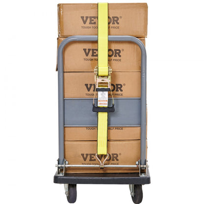 XMRS50-4 - 4PK VEVOR 27' Ratchet Tie Down Straps with 10000 lb Strength