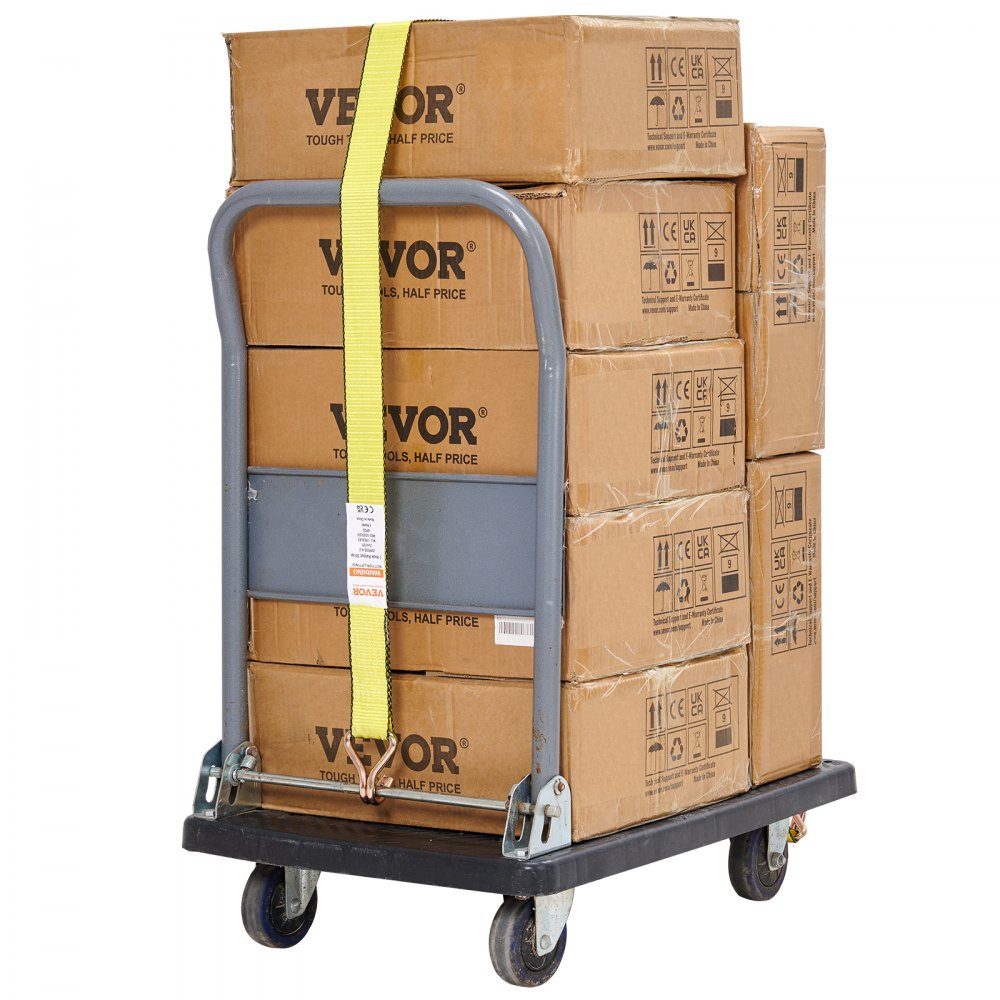 XMRS50-4 - 4PK VEVOR 27' Ratchet Tie Down Straps with 10000 lb Strength