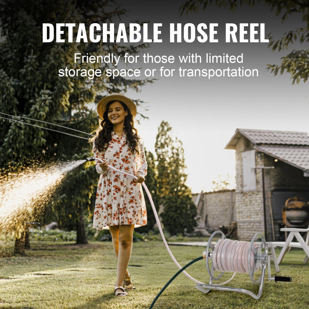 GT0703-1 - Durable Hose Reel Cart for 200ft of 5/8" Hose