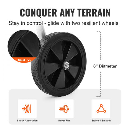 GT0703-1 - Durable Hose Reel Cart for 200ft of 5/8" Hose
