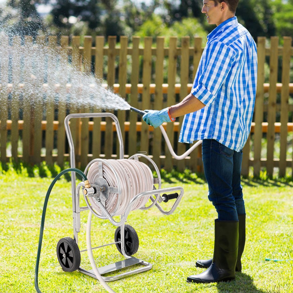 GT0703-1 - Durable Hose Reel Cart for 200ft of 5/8" Hose