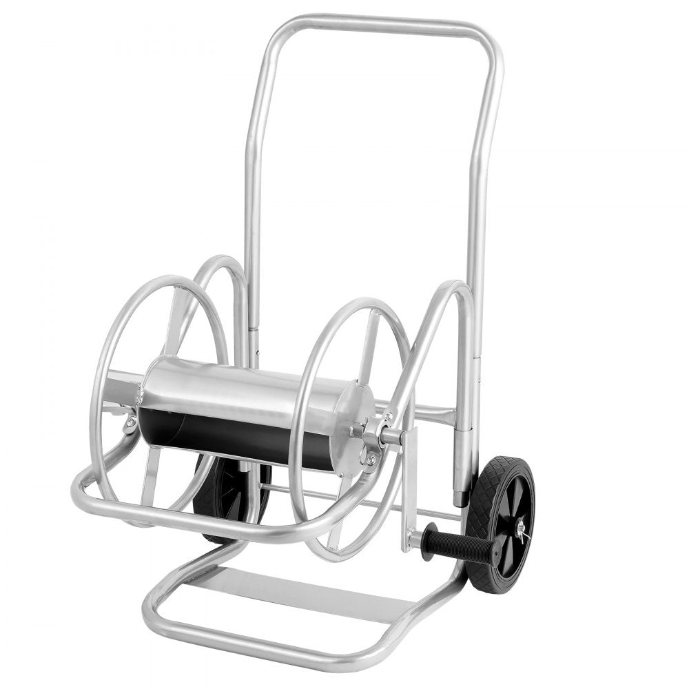 GT0703-2 - Durable 200ft Steel Hose Reel Cart with Wheels