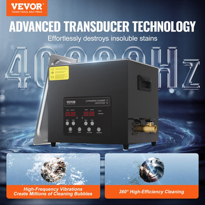 KZ-F10 - 10L Ultrasonic Cleaner for Jewelry, Circuit Boards & More