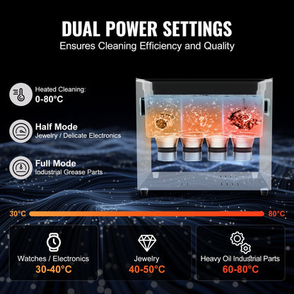 KZ-F10 - 10L Ultrasonic Cleaner for Jewelry, Circuit Boards & More