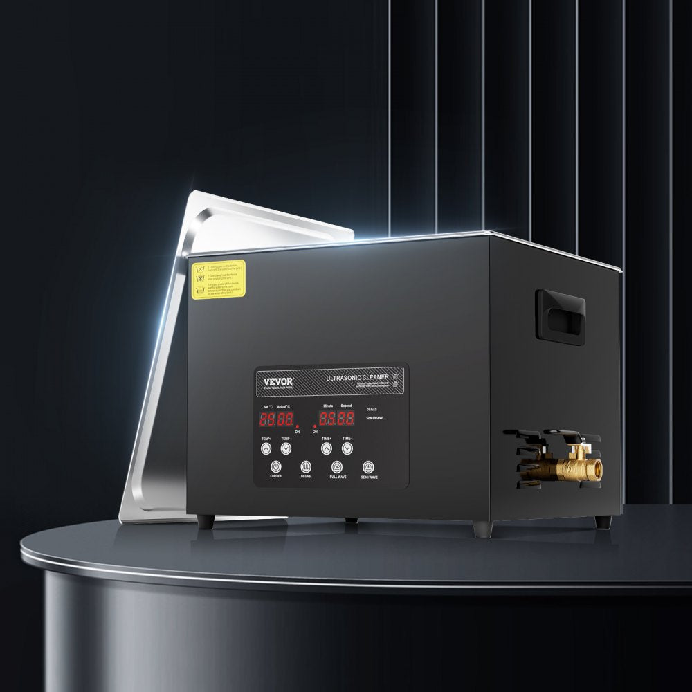 KZ-F15 - 15L Ultrasonic Cleaner with 40 kHz Technology and Degassing Mode
