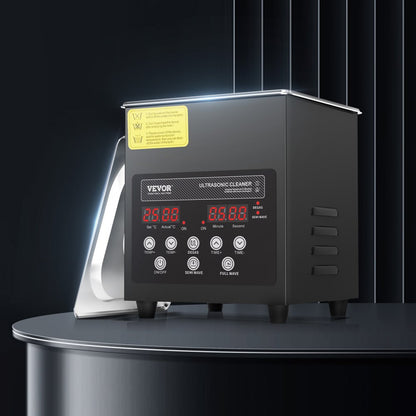 KZ-F2 - VEVOR 2L Ultrasonic Cleaner, 40 kHz with Digital Control