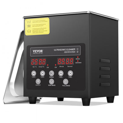 KZ-F2 - VEVOR 2L Ultrasonic Cleaner, 40 kHz with Digital Control
