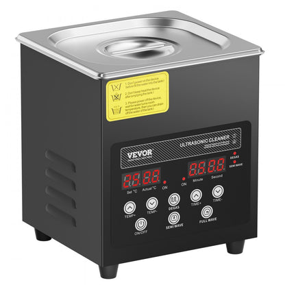 KZ-F2 - VEVOR 2L Ultrasonic Cleaner, 40 kHz with Digital Control