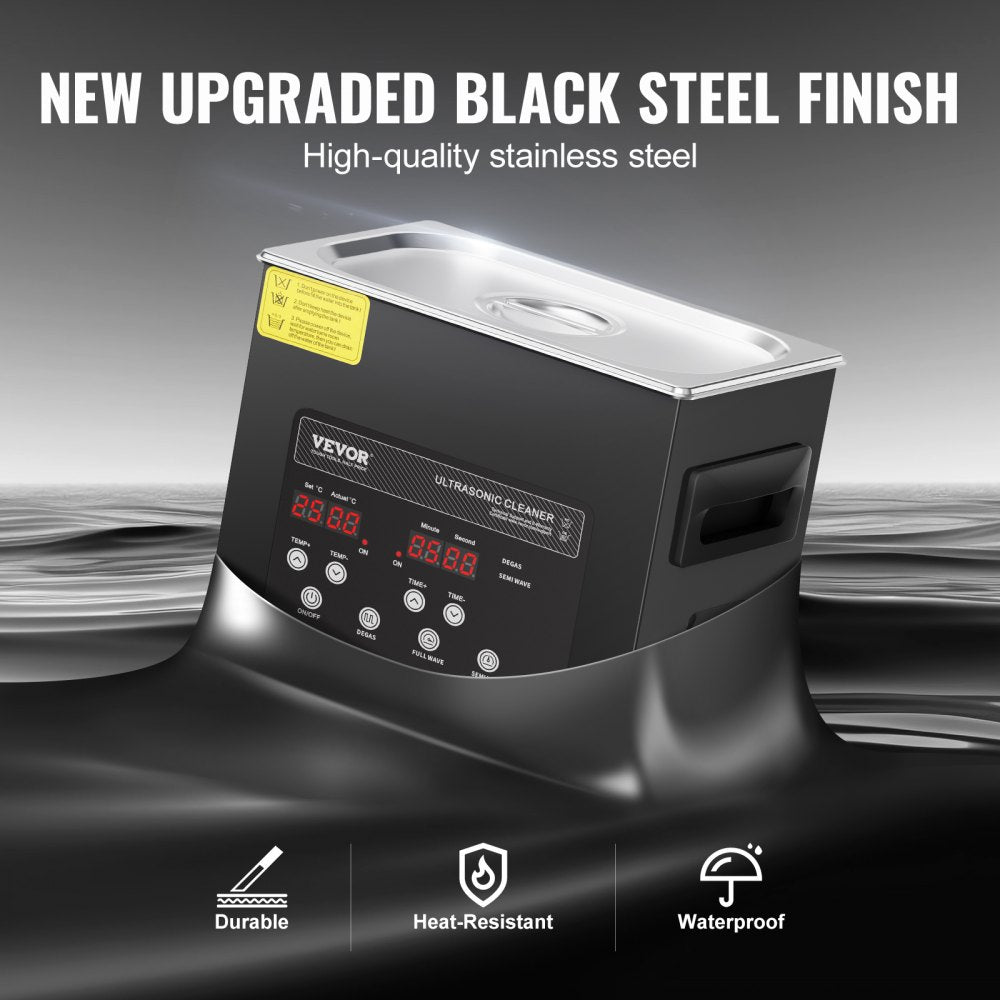 KZ-F3 - VEVOR 3L Ultrasonic Cleaner with 40 kHz Dual Power Modes