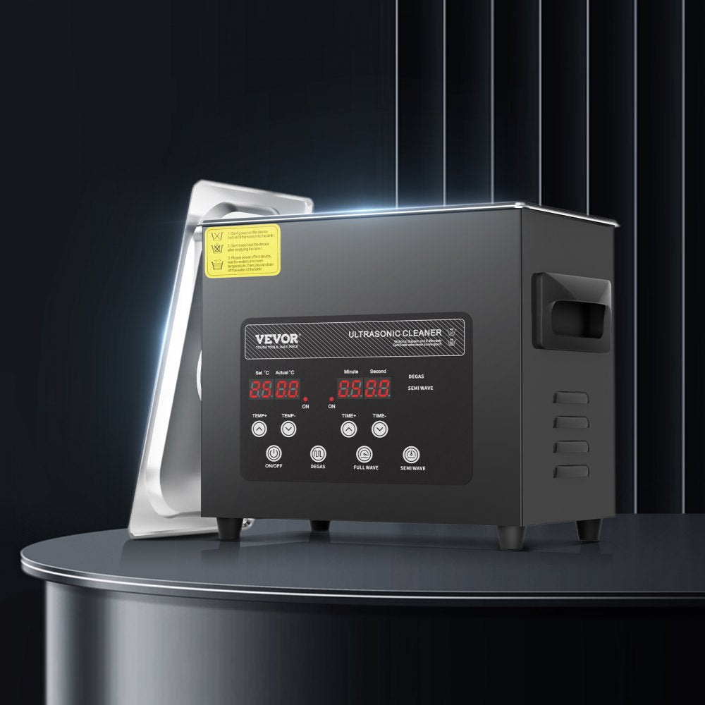 KZ-F3 - VEVOR 3L Ultrasonic Cleaner with 40 kHz Dual Power Modes