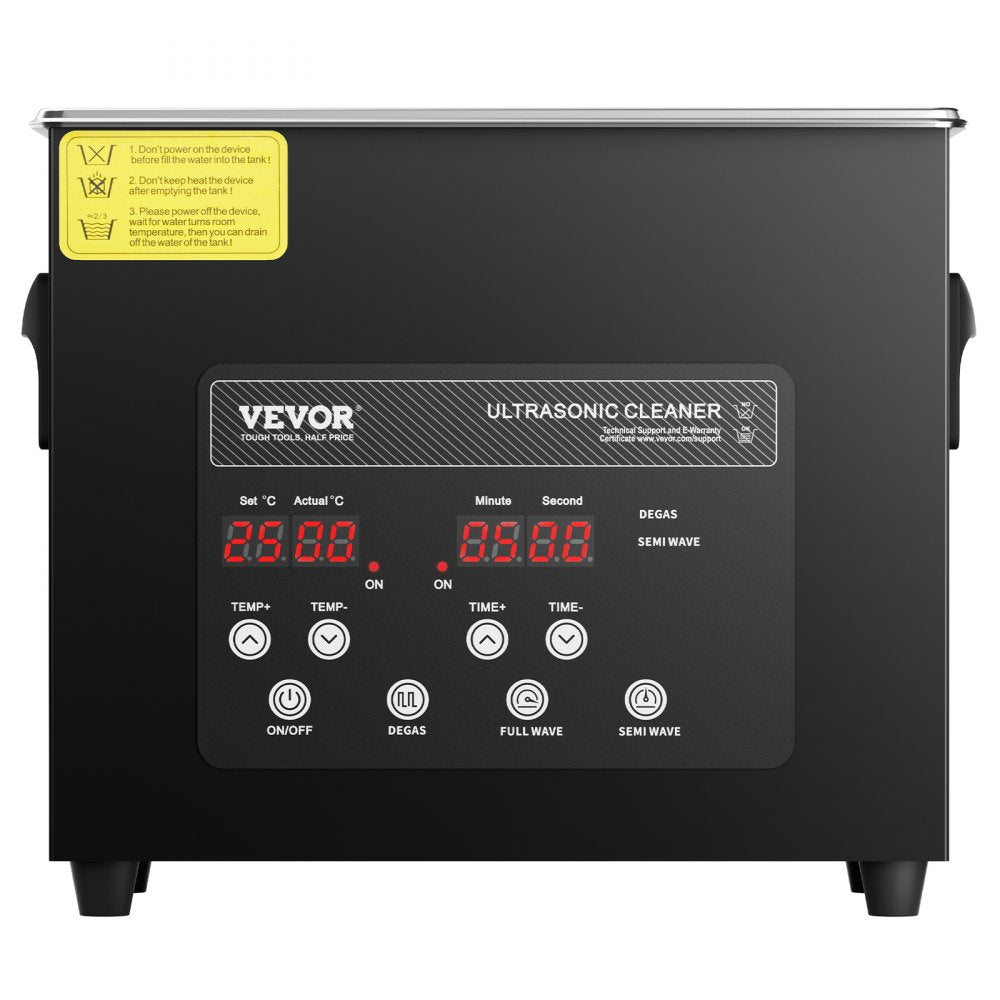 KZ-F3 - VEVOR 3L Ultrasonic Cleaner with 40 kHz Dual Power Modes