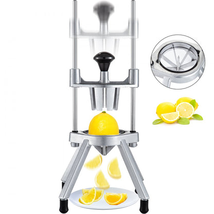 010401342277 - 6-Section Stainless Steel Fruit Wedger for Easy Lime and Lemon Slicing