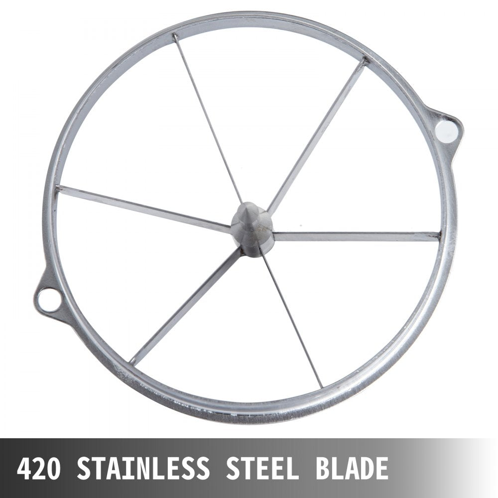 010401342277 - 6-Section Stainless Steel Fruit Wedger for Easy Lime and Lemon Slicing