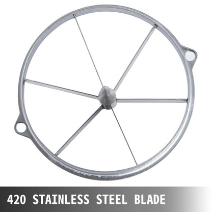 010401342277 - 6-Section Stainless Steel Fruit Wedger for Easy Lime and Lemon Slicing