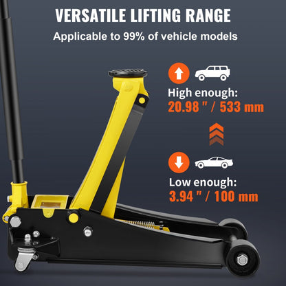 K560 - 4 Ton Low Profile Floor Jack for Easy Vehicle Lifting