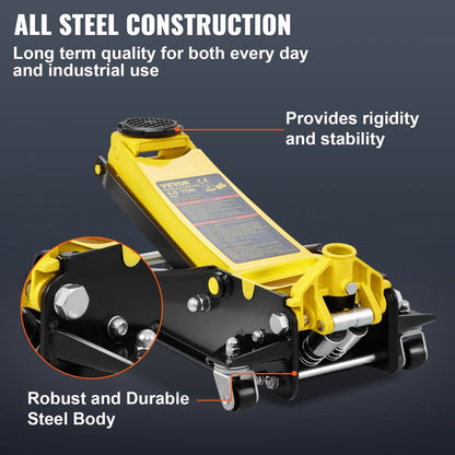 K560 - 4 Ton Low Profile Floor Jack for Easy Vehicle Lifting
