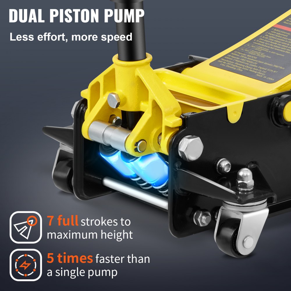 K560 - 4 Ton Low Profile Floor Jack for Easy Vehicle Lifting