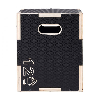 SS-M-16-14-12 - Compact 3-in-1 Plyometric Jump Box, 11.8"x13.8"x15.7"
