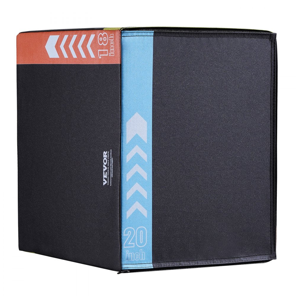 SS-Z-20-18-16 - Adjustable 3-in-1 Plyometric Jump Box for Home Gym