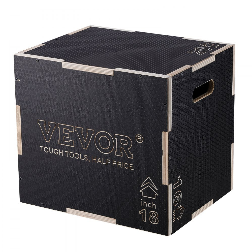 SS-M-20-18-16 - Versatile 3-in-1 Jump Box for Home Workouts