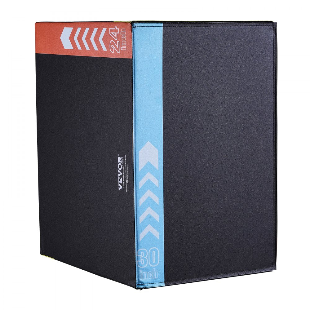 SS-Z-30-24-20 - Space-Saving 3-in-1 Plyometric Jump Box for Home Workouts