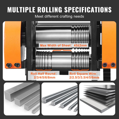 KD-Y4554 - 0-6 mm VEVOR Rolling Mill for Jewelry Crafting