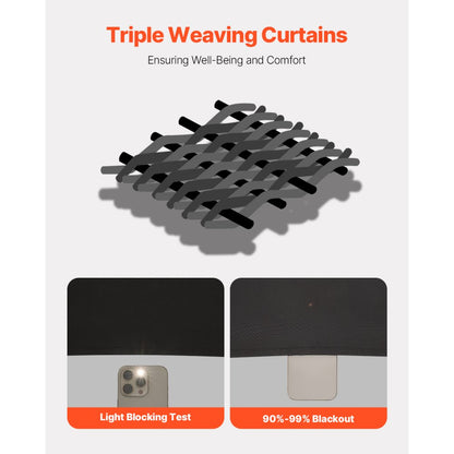 24016DCHS133213 - Triple-Weave 42x63" Blackout Curtains, Set of 2 Panels